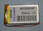 АКБ універсал 4.0*55*85мм Aspor (2500 mAh)