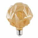 Светодиодная филаментная лампа HOROZ 6W  E27 2200K WW RUSTIC CRYSTAL-6 LED LAMP