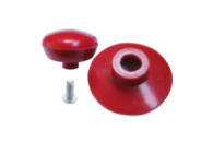 Ручка для крышки Empire 35 мм эбонитовая красная (9940)