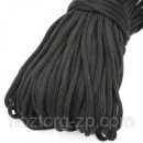 Шнур (мотузка) поліпропіленова  декоративна для рукоділля д.4 мм чорна
