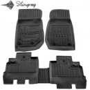 Коврики Stingray 3D (5D, 5 шт, полиуретан) для Jeep Wrangler 2007-2017 гг