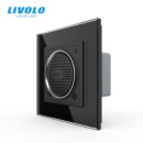 Bluetooth колонка Livolo чорний скло (VL-C7-FCF-2BP)