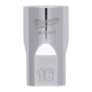 Головка торцева хромована 1/2'' 6гр. MILWAUKEE, 16мм