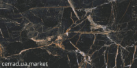 Плитка Cerrad Marquina Gold 60*120 - чорний мармур матовий для підлоги