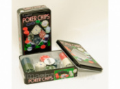 Набор для покера в металлическом кейсе 100 фишек i5-74