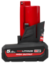 Акумулятор Li-Ion HIGH OUTPUT MILWAUKEE, M12 HB5 5Аг
