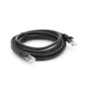 Патч-корд литой RITAR, UTP, RJ45, Cat.6, 2m, черный, Cu (медь)