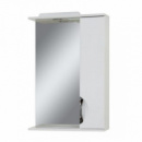 Дзеркало «Лаура 65» з шафкою, біле для ванної кімнати