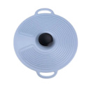 Многоразовая силиконовая крышка универсальная 24 х 20.4 см Серый HP34540S