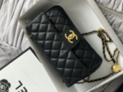 Chanel Small Classic Flap Bag - ЛЮКСОВА ЯКІСТЬ чорний