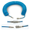 Шланг для компрессора 15 м спиральный полиуретановый 5,5x8мм AIRKRAFT AHC46-C