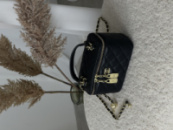 Сумка Chanel Classic Black Lambskin  чорний
