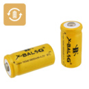 Аккумуляторные батарейки 16340 X-Balog 5800mAh 42V CR123 Li-Ion перезаряжаемые аккумуляторы для фонарика