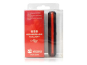 Ліхтар велосипедний USB червоний/білий/синій C17-2266-RWB