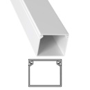 Кабельний канал с двойным замком Merlion 16х16х2000мм (8шт упаковка)  цена за упаковку