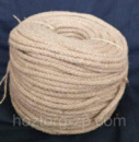 Вірьовка (мотузка, канат) джутова плетена д. 8мм
