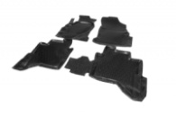 Резиновые коврики (4 шт, Niken 3D) для Toyota Hilux 2015-2024 гг