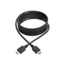 Кабель Merlion HDMI-HDMI HIGH SPEED 10m, v1.4, OD-7.5mm, круглий Black, коннектор Black, (Пакет) Q50