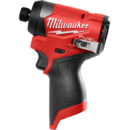 Шуруповерт ударний акумуляторний безщітковий 1/4'' HEX MILWAUKEE, M12 FID2-0, 170Нм (каркас, кліпса для реміня, тримач для біт,
