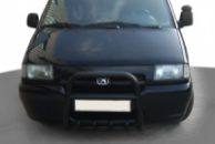 Кенгурятник QT006 Black (нерж) для Fiat Scudo 1996-2007 гг