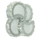 Светодиодное хрустальное бра SVLIGHT 2845/1 32W хром