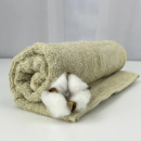 Полотенце для лица махровое Febo Vip Cotton Botan Турция 6401 бежевое 50х90 см