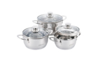 Набор посуды нержавеющий Maestro - 1,6 x 2 x 3 л (3 шт.) 1 шт.