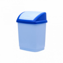 Ведро для мусора Горизонт «Домик» 5 л голубое