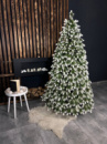 Royal VIP 2,10 м Зелена із Білими Кінчиками Штучна Лита Ялинка Віп Роял 210 см