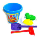 Набор игрушек для песка Bamsic 012-8 6 предметов