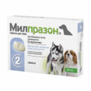 KRKA МИЛПРАЗОН - антигельминтик для собак мелких пород и щенков весом от 0,5 кг (2, 48 таб.)
