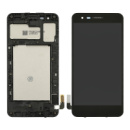Дисплей для LG K8 (2018) MX210 с чёрным тачскрином и корпусной рамкой