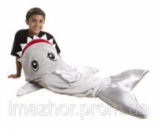 Одеяло-Плед Snuggie Tails  в форме серой акулы