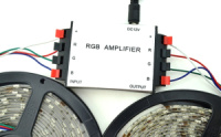 Усилитель мощности напряжения RGB для светодиодной ленты AMPLIFIER XM-01