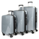 PODIUM Дорожная Чемодан 31 ABS-пластик FASHION 804 silver