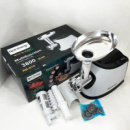 Потужна м'ясорубка багатофункціональна 2 швидкості Rainberg RB-674 3000W