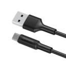 Кабель Borofone BX1 USB to MicroUSB 1m black