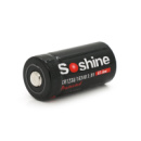 Аккумулятор 16340/CR123 Li-Ion Soshine 16340P-3.0-700 Protected, 700mAh, 3.0V, Black