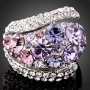 Женское кольцо пурпурное