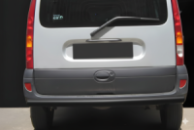 Задняя дуга AK002 Черная (нерж. сталь) для Renault Kangoo 1998-2008 гг