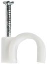 Скоба для круглого кабелю з цвяхом D12 мм