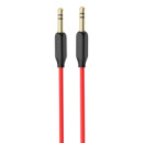 AUX кабель Hoco UPA11 Jack 3.5 to Jack 3.5 1m красный
