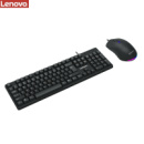 Комплект клавиатура и мышь Lenovo KM101 (ENG/ РУС) черный