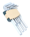 Набор ключей Г-образных 6-гранных длинных, 13 предметов (2, 2.5, 3-8, 10, 12, 14, 17, 19мм)в пластиковом держателе ROCKFORCE RF-5137L