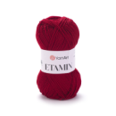 Пряжа акриловая YarnArt  ETAMIN  / цвет тёмно-красный 450--А / 30 г / 180 м / Турция