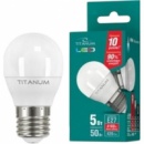 Лампа светодиодная LED TITANUM G45 5W E27 4100K 220V