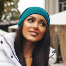 Жіноча шапка трикотажна оптом морська хвиля