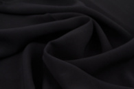 Ткань трикотажная Вискоза черная, опт от рулона, купить вискозу в Украине