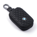 Чохол для ключів з карабіном BMW (Екошкіра) Ромб