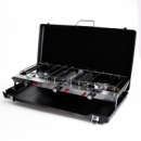 Газова плита портативна туристична з п'єзопідпалом HP-DS3-7 чорна газова плита настільна